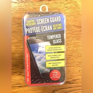 iPhone Screen Guard Shatter Resistant Tempered Glass Anti Fingerprint Brand New